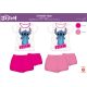 Stitch cotton summer ensemble for girls - T-shirt-shorts set - pink - 152