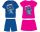 Disney Stitch cotton summer ensemble - T-shirt-shorts set - medium blue - 104