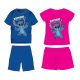 Letni bawełniany komplet Disney Stitch - Zestaw koszulka-sorty - róży - 104