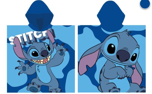Szybkoschnące poncho Disney Stitch - 55x110 cm