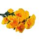 Yellow carnation 30 cm 18 flowers