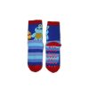 Non-slip children's ankle socks - Toy Story - plush - blue striped - 23-26