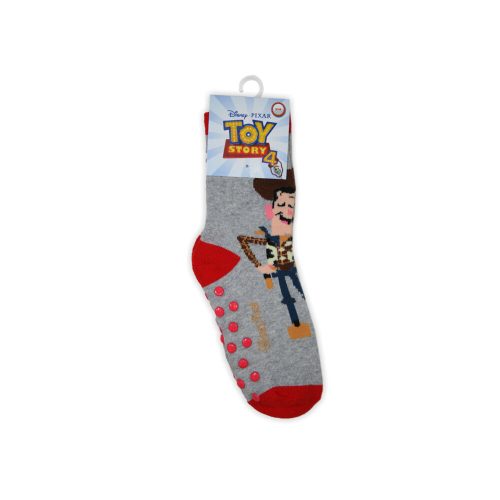 Non-slip children's ankle socks - Toy Story - plush - gray - 27-30