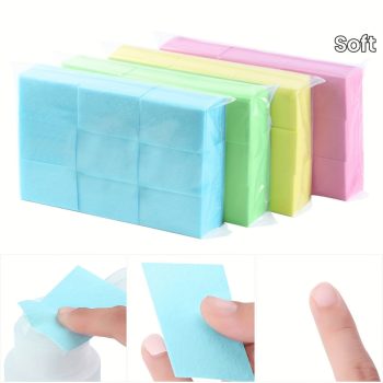 630 db eldobható körömtörlő körömlakk eltávolító szöszmentes puha párnák akril gél körömhöz   630 db eldobható körömtörlő körömlakk eltávolító szöszmentes puha párnák akril gél körömhöz