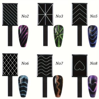 Mágneses pálca 3D mágneses macskaszem gélhez, varázslatos köröm művészeti manikűr eszköz, UV gél mágneses pálca manikűr köröm művészeti eszközök   Mágneses pálca 3D mágneses macskaszem gélhez, varázslatos köröm művészeti manikűr eszköz, UV gél mágneses pálca manikűr köröm művészeti eszközök