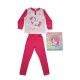 Long thin cotton children's pajamas - Unicorn - Jersey - pink - 134