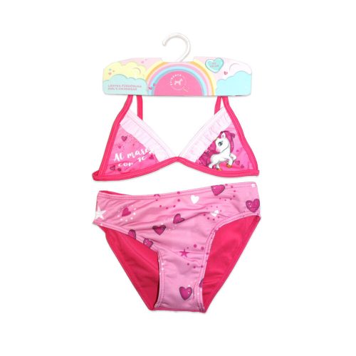 Unicorn two-piece swimsuit for little girls - pink - 98