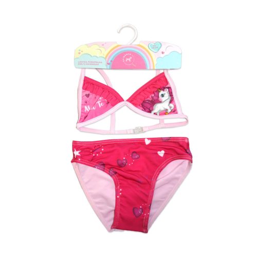 Unicorn two-piece swimsuit for girls - light pink - 104