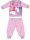 Unicorn winter thick baby pajamas - cotton flannel pajamas - light pink - 92