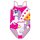 Unikornis baba fürdőruha kislányoknak - egyrészes fürdőruha - világosrózsaszín - 92