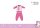 Piżama dziecięca jednorożec - bawełniana piżama - ciemny róż - 92