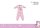 Piżama dziecięca jednorożec - bawełniana piżama - jasny róż - 86