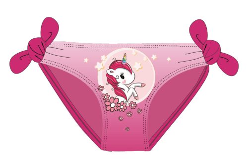 Unicorn baby swimsuit bottom for little girls - pink - 86