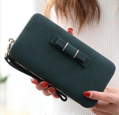 Women's wallet, envelope bag Black