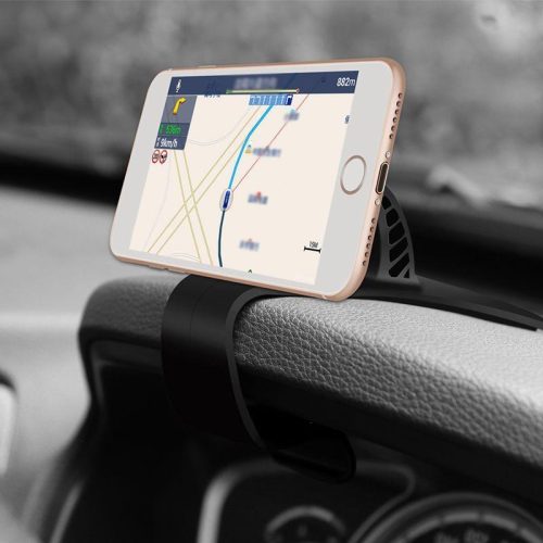 Phone holder that can be clipped onto the dashboard
