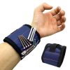 Magnetic tool holder wristband