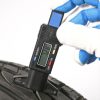 Car tire wear indicator with LCD display