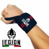 LEGION Wristband for Crossfit (Black-Red)