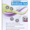 Fan Aromatherapy Necklace