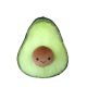 Plush avocado