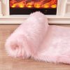 HEQUN Faux Fur Carpet 75x120cm (Pink)