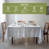 White glossy tablecloth (140x320 cm)