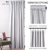 Topfinel Curtain Gray Color 140x200 cm