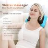 Mo Cuishle Back Massager Neck Massager with Heating Function (Blue)