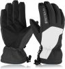 BOODUN Ski Gloves L Size (Black-White)