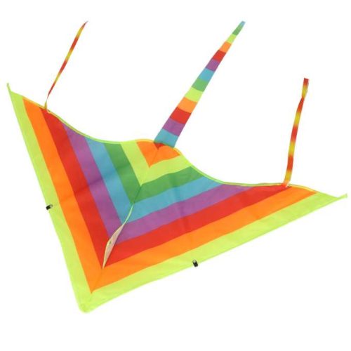 Huge paper kite, rainbow colored, 60cm x 115cm