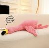 Hosszú Flamingo plüss, rózsaszín, 70cm