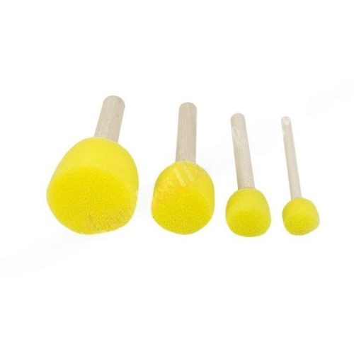 Sponge brush set, 4 pcs/pack