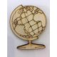 Wooden figure globe