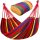 Swing bed - red striped hammock, 80*200cm