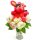 Pirate dog fairy tale character peach bouquet