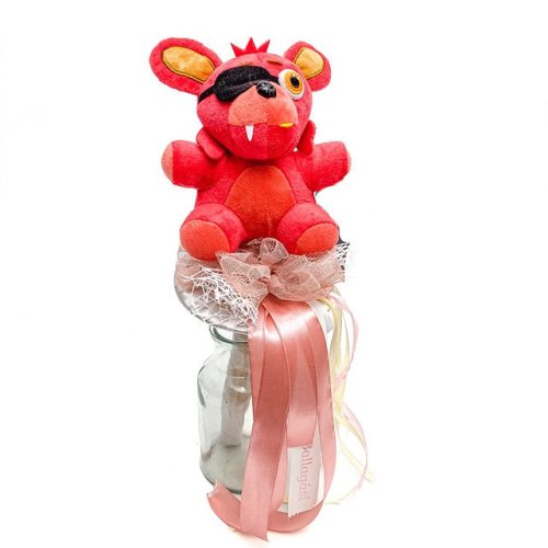Pirate dog fairy tale character salmon bouquet