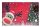 Weihnachts-Fußmatte, Eingangsmatte, Rot, Reintier- und Weihnachtsbaummuster