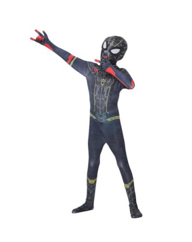 Black Spiderman Costume Halloween Cosplay Superhero Jumpsuit Zentai Suit  Adult | eBay