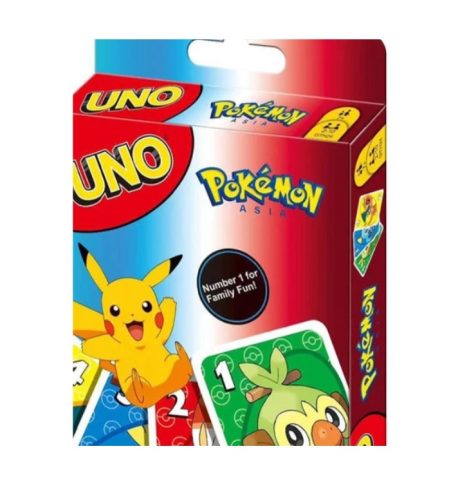 Pokemonos UNO kártya - UNO kártya pokemon figurákkal