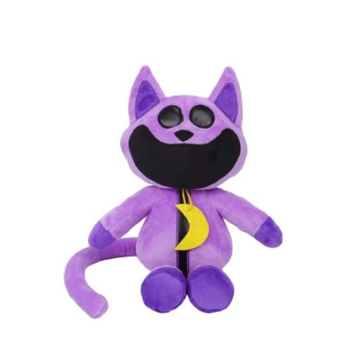 Poppy Play time catnap pisică de plush, mov, zâmbitor, 20 cm