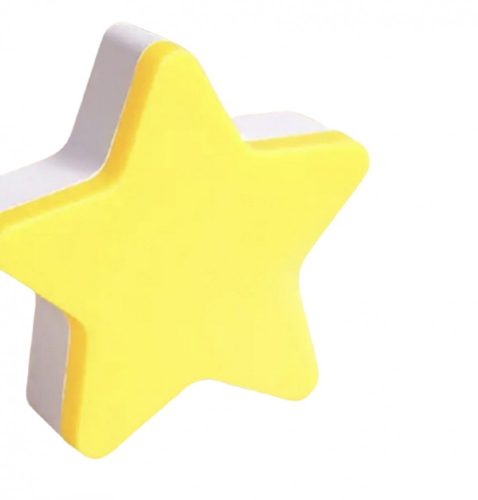 Lampa Nocna - żółta lampa w kształcie gwiazdy
