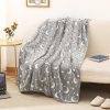 Glow in the dark blanket, 150cm*200cm, grey