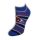 Children's cotton secret socks - Spiderman - 23-26 - blue striped