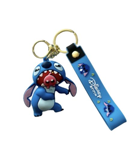Stitch kulcstartó, kék, 10cm, M1