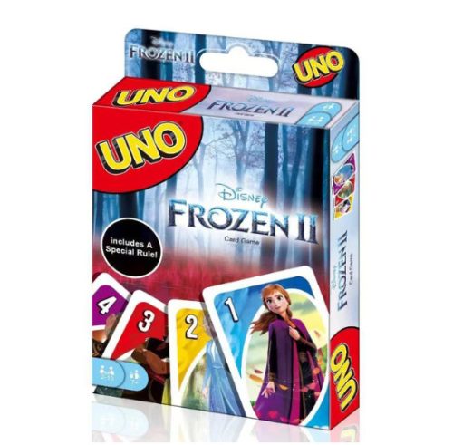 UNO card with Frozen pattern