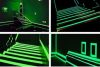 Zöld UV fényű ragasztószalag, 3 méter